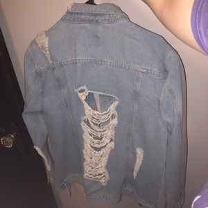 Boomboom jeans XL distressed jean jacket